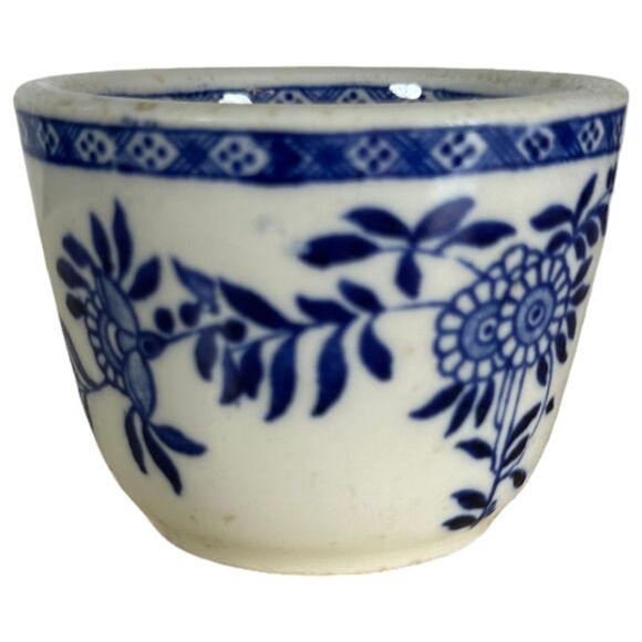 Vintage Sterling China Tea Cup York Kitchen Co. New York Kobo Blue Transferware - Picture 4 of 5